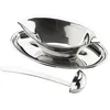 Image de Lacor 62424 - Serveur de sauce luxe avec cuillère en acier inoxydable.