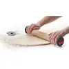 Image de Rouleau à pâtisserie en hêtre avec anneaux Lacor