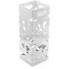 Image de Versa Design Porte-Parapluie pour l'Entrée, Chambre ou Hall, Porte Parapluie Moderne, Dimensions (H x l x L) 52 x 18 x 18 cm, Métal, Couleur: Blanc