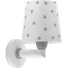 Image de Dalber Estrellas Blanco Lampe murale pour enfant Motif nuages Star Light, 82219B, E27