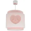 Image de Dalber Lampe Suspension Enfant Baby Dreams Coeur Rose, lustre chambre enfant, 76012S, E27