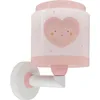 Image de Dalber Applique murale enfant Baby Dreams Coeur Rose, 76019S, E27
