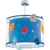 Image de Dalber Lustre Chambre Lampe Suspension Plafonnier Pour Enfants, Planets planètes système solaire 41342M Bleu, E27