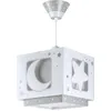 Image de Dalber Lustre Chambre Lampe Suspension Plafonnier Pour Enfants, Moonlight lune et étoiles Gris, 63232ME, E27