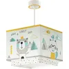 Image de Dalber Lustre Chambre Lampe Suspension Plafonnier Pour Enfants, Hello Little Animaux Multicolore, 73242M, E27