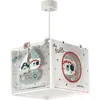 Image de Dalber Lustre Chambre Lampe Suspension Plafonnier Pour Enfants, The Pirates Animaux Ours bateau Gris, 74552M, E27