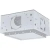 Image de Dalber Plafonnier Enfant, Lampe de Plafond pour Chambre d’Enfant, Luminaire, Moonlight lune et étoiles Gris, 63236ME, E27-2 x 15W