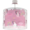 Image de Dalber Lustre Chambre Lampe Suspension Enfant Unicorns Licornes Jaune animaux, 41592, E27
