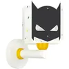 Image de Dalber Applique Murale Enfant Dark Hero Super-héros, Noir
