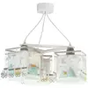 Image de lampe suspension enfant 3 lumières The Night Train, Vert