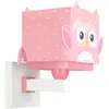 Image de Dalber Applique Murale Enfant Little Pink Owl Hibou Rose