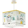 Image de Dalber Lustre Chambre Lampe Suspension Enfant Hello Little Animaux Multicolore, 73242, E27