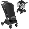 Image de Jané Protection Solaire Poussette UPF 50+, Universelle et Élastique, Pare-Soleil Respirant, Protection UV, Noir