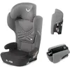 Image de Nurse Spring Siège Auto i-Size 100-150 cm, 4-12 Ans, Isofix, Pliable, Portable, Inclinable Multipositions, Gris