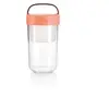 Image de Lékué Récipient hermétique pour transporter des aliments, 600 ml, Corail