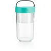 Image de Lékué Récipient hermétique pour Conserver et Transporter Tout Type d’Aliment, 600 millilitres, Turquoise