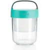 Image de Lékué Récipient hermétique pour transporter des aliments, 400 ml, Turquoise