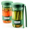 Image de Lékué Set 2 Boîtes préparation aliments fermentés, verre, 700 milliliters