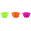 Image de 12 moules à muffins en silicone 7 cm