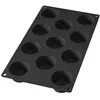 Image de Lékué Moule pâtisserie Mini Muffins 11 cavités, Silicone Platine Noir