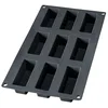 Image de Lékué Moule pâtisserie Mini Cake 9 cavités, silicone platine noir