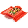 Image de Lékué Coffret papillote, Silicone, Vert, 1-2 pers (650 ml)