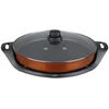 Image de Jata JEPE1639 Poêle à paella électrique anti-adhésive de 38 cm de diamètre et 5 cm de profondeur Chaleur uniforme sur toute la surface 2000 W