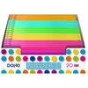 Image de Lot de 20 présentoirs plats en PVC