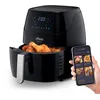 Image de Ufesa AF5000 Phantom, Friteuse Air Fryer avec WIFI, 5L, Écran Tactile, 8 Programmes, 1500W, APP avec Recettes, Minuterie et Température Réglable, Cuve et Plateau Antiadhésif