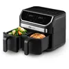 Image de Ufesa Thunder, Four Électrique à Air, Air Fryer Double Compartiment (4,5L + 4,5L), Air Fryer XXL,11 Programmes, 1700W, Côntrole Digital, Minuterie, Temperature 80º-200ºC, Antidérapant
