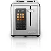 Image de Ufesa FutureToaster, Grille-Pain Digitale, 2 Fentes, Acier Inoxydable, 950W, Écran, 9 Niveaux de Grillage avec Image, Décongélation, Réchauffage et Annulation, Programme Spécial pour Bagels