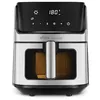 Image de Friteuse sans huile Ufesa 72805716 Blackbird 6,5 l inox fenêtre et lumière