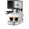 Image de Ufesa Arona Machine à Café Expresso 1350W avec Écran Tactile Couleur, 20 Bars, Fonction Espresso Cool, Buse Vapeur Réglable, Réservoir d’Eau 1L, Porte-filtre Métallique, Design Compact, Café Froid