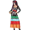 Image de Atosa déguisement squelette mexicain femme adulte XS