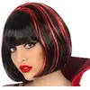 Image de Atosa Perruque Vampirea Courte Lisse Brun Foncé