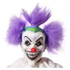 Image de Atosa Masque De Clown D´halloween Cheveux Violets Latex