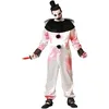 Image de Atosa déguisement clown halloween combinaison blanche avec col adulte homme M