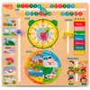 Image de Cayro Jeu En Bois De Calendrier D'apprentissage