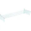 Image de Sauvic 89796 Séchoir à Linge Extensible Métal Plastifié Blanc 100 x 13,5 x 26,5 cm