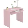 Image de Habitdesign Modèle I-Joy Table d'ordinateur avec plateau amovible, couleur rose nuage, dimensions : 90 x 54 x 79 cm (l x P x H).