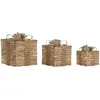 Image de DKD Home Decor Décoration de Noël Naturelle 25 x 25 x 25 cm (3 pièces)