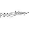 Image de Duett 200 Séchoir à Linge Mural Extensible en Aluminium Gris 100 cm