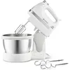Image de Grunkel - AM-350TURB05BOWL - Food processor with rotating bowl made of stainless steel, turbo function and 5 speeds, including mixer and hook - capacity: 2L - 350W