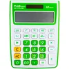 Image de Plus Office - Calculatrice de bureau SS-Color avec grand écran LCD à 12 chiffres, avec gros boutons, fonction standard calculatrice de base pour bureau, maison et école, couleur vert