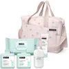 Image de Suavinex, Sac à cosmétiques avec Gel-Shampooing 500 ml, Pommade de change 75 ml, Baby Cologne 100 ml et Paquet de 72 Lingettes Dermohydratantes. Rose