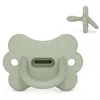 Image de Suavinex, Sucette Tout Silicone, pour Bébé 6/18 Mois, avec Tétine Symétrique SX Pro, Réversible, Super Douce et Souple, Idéal Dormir, Respecte le Développement Buccodentaire, Butterfly, Lake Green