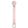 Image de Suavinex, Attache Tétine en Tisu, Chaîne Attache-Sucette avec Clip et Plaque en Silicone, pour Sucettes avec Anneau, Accrocher aux vêtements ou Accessoires, Bébés +0 Mois, Wonderland Rose Soft