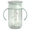 Image de Suavinex, Tasse Apprentissage pour Bébé, avec Disque Anti-Fuite, Magic Cup Rebord Antifuite 360°, Anses Amovibles, Couvercle Hygiénique, Compatible Lave-Vaisselle, 340 ml, +12 Mois, Wonderland, Vert