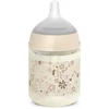 Image de Suavinex Wonderland SX Pro Physiological Anti-Colic Glass biberon en verre +0 SF Cream Flower 120 ml