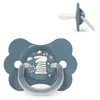 Image de Suavinex, Sucette Bébé 6/18 Mois, Tétine Symétrique SX Pro en Silicone, Réversible, Plate et Flexible, Respecte le Développement Buccodentaire, avec Anneau, Évite les Irritations, Wonderland Bleu